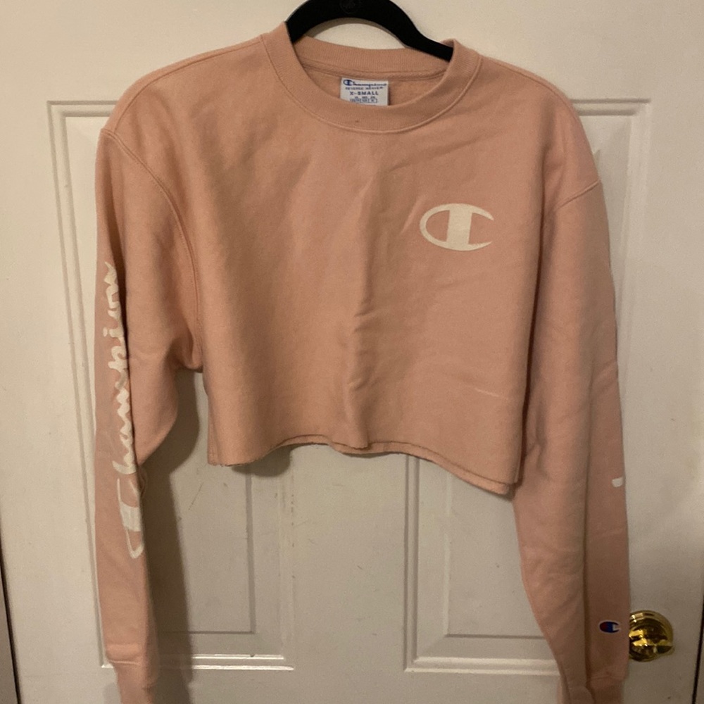 Women XS Champion cropped sweatshirt